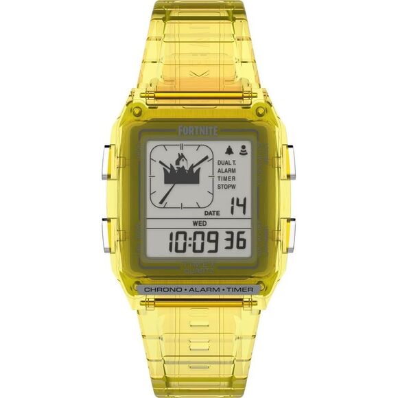 Timex Q LCA x Fortnite Alarm Quartz Digital Unisex Watch